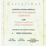 Edyta Czuchanska-Czaja certyfikat-48