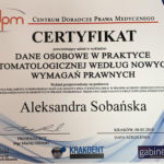 Aleksandra Sobanska certyfikat-1