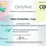 Edyta Czuchanska-Czaja certyfikat-15