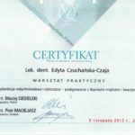 Edyta Czuchanska-Czaja certyfikat-27