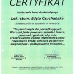 Edyta Czuchanska-Czaja certyfikat-30