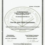 Edyta Czuchanska-Czaja certyfikat-32