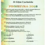 Edyta Czuchanska-Czaja certyfikat-50
