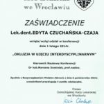 Edyta Czuchanska-Czaja certyfikat-53