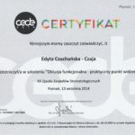 Edyta Czuchanska-Czaja certyfikat-56