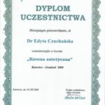 Edyta Czuchanska-Czaja certyfikat-9